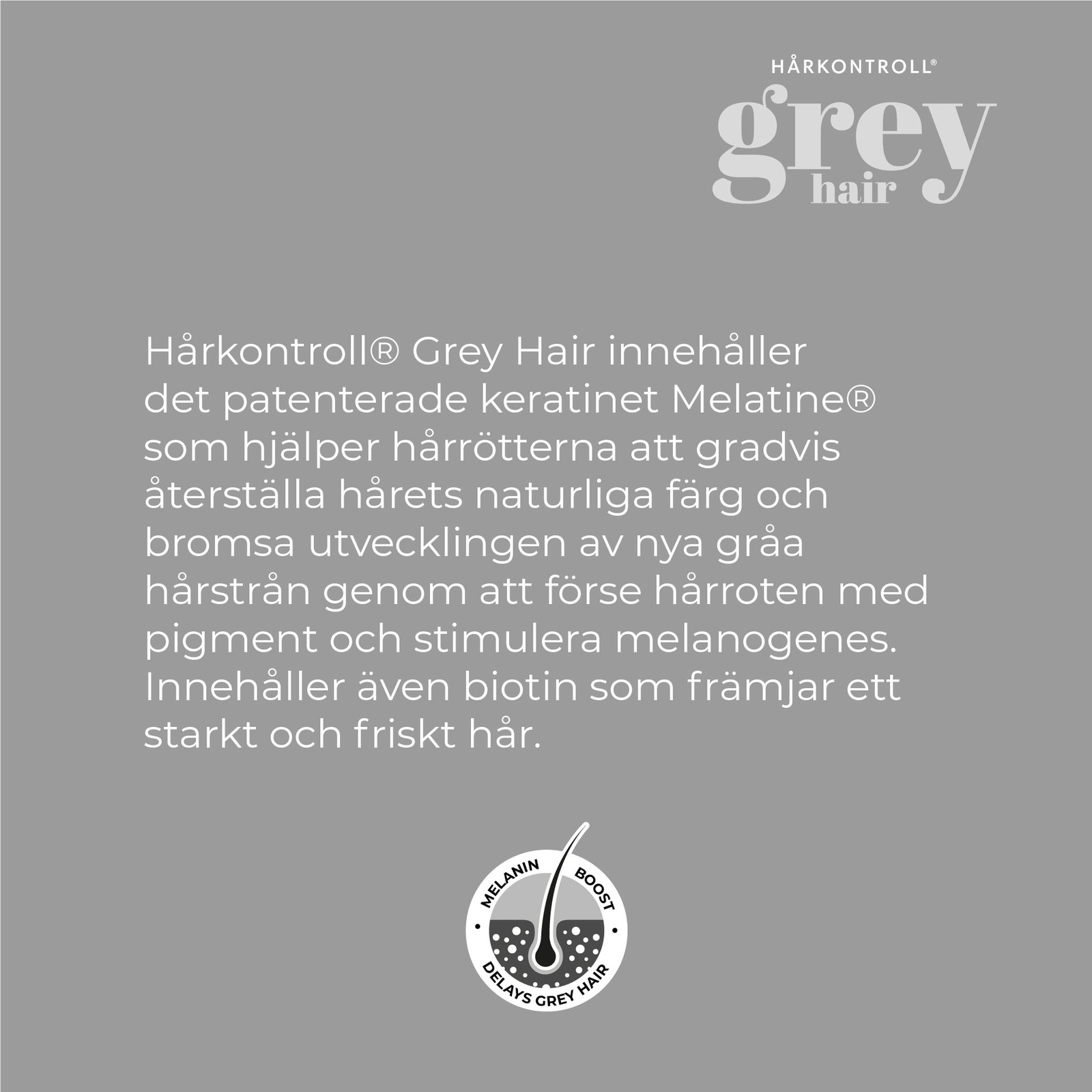 Hårkontroll Grey Hair For Her 60 tabletter
