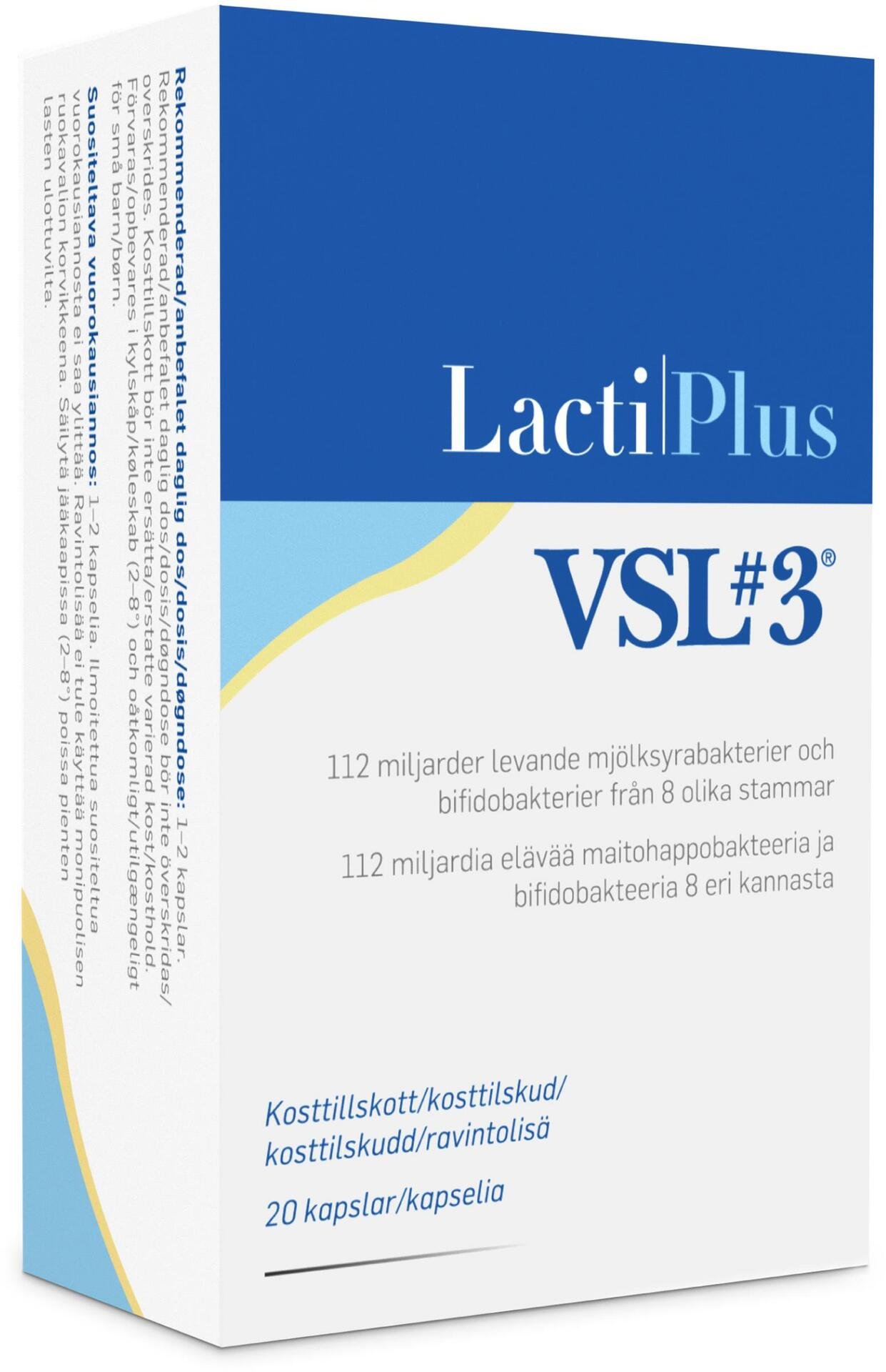 Lactiplus VSL3 20 Kapslar