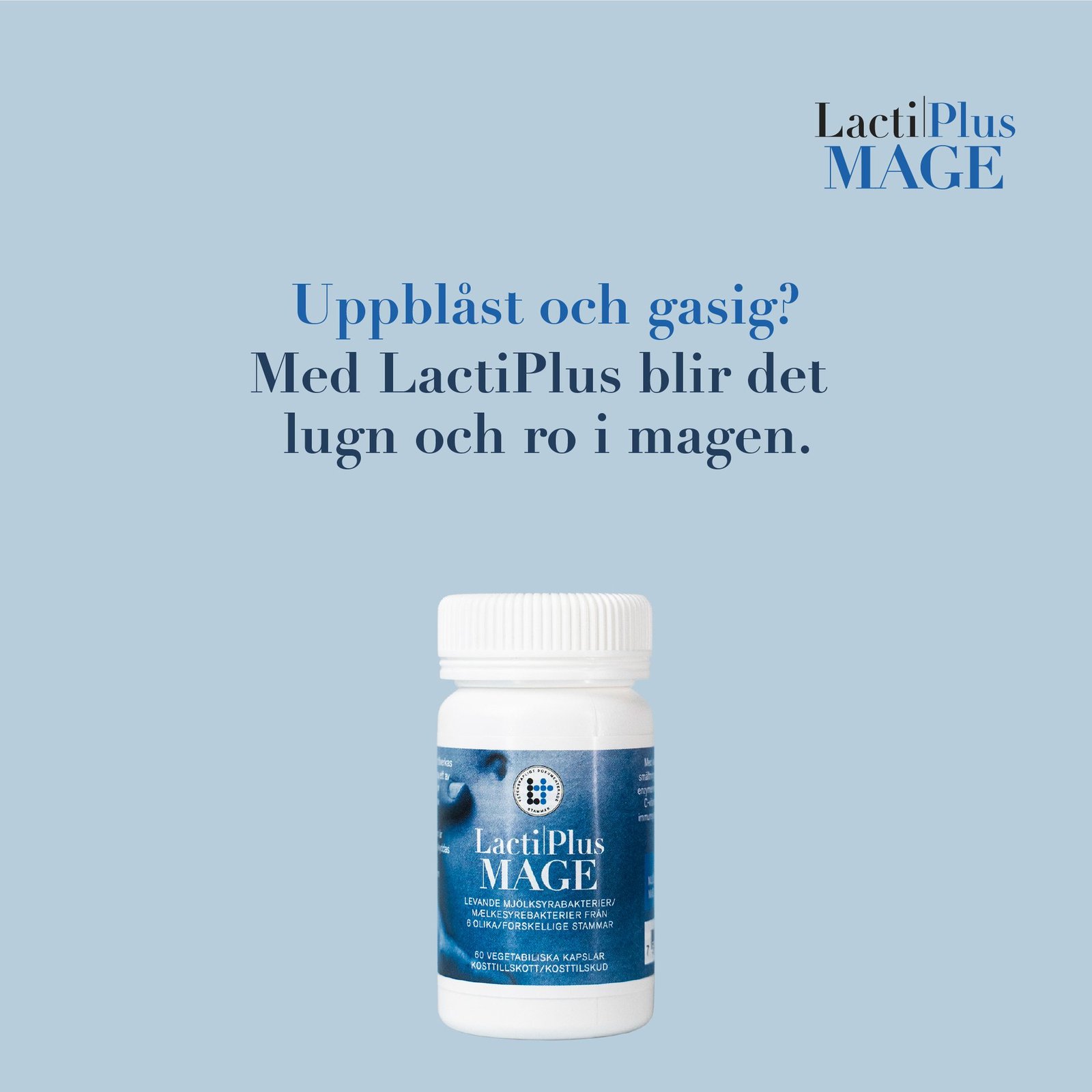 LactiPlus Mage 60 kapslar