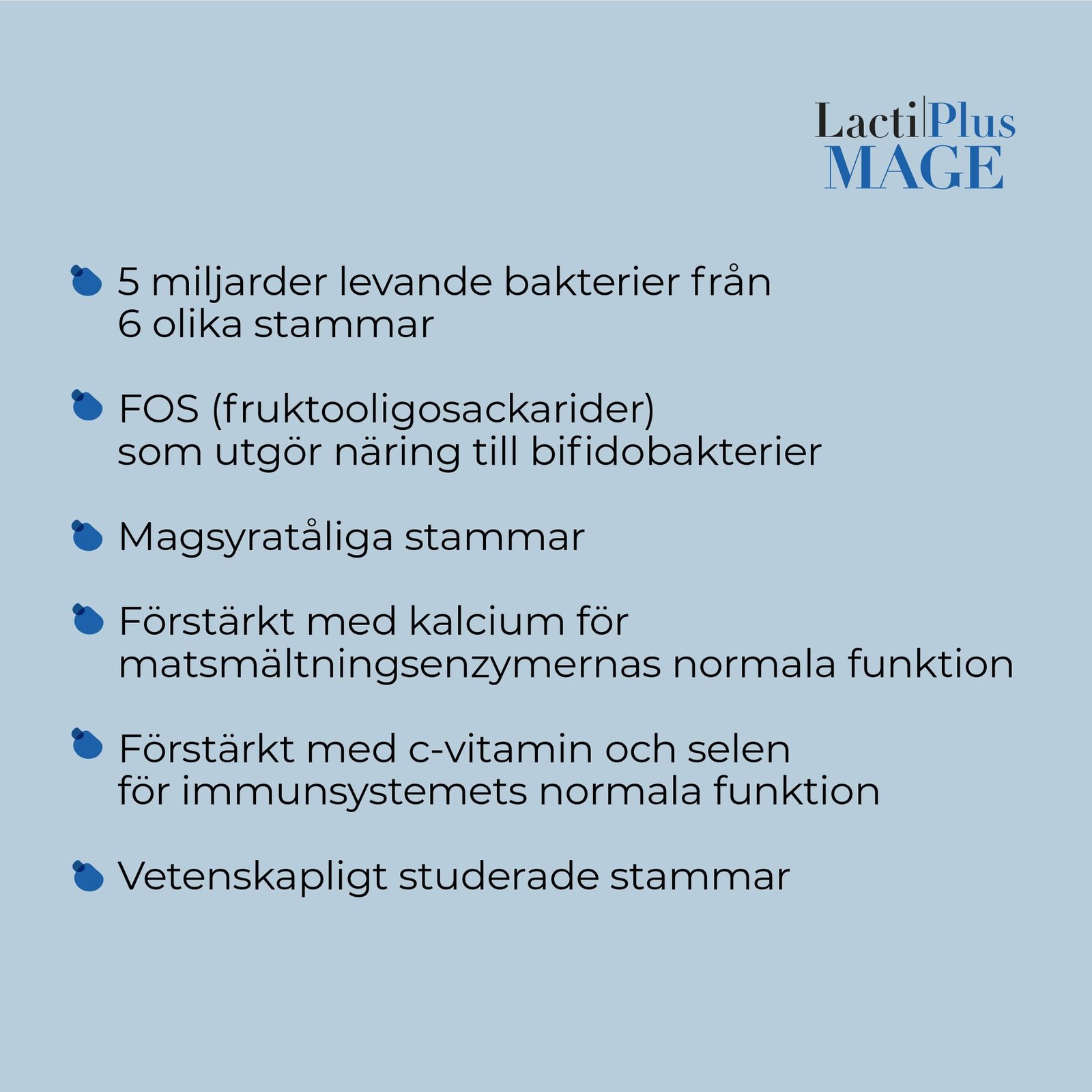 LactiPlus Mage 120 kapslar