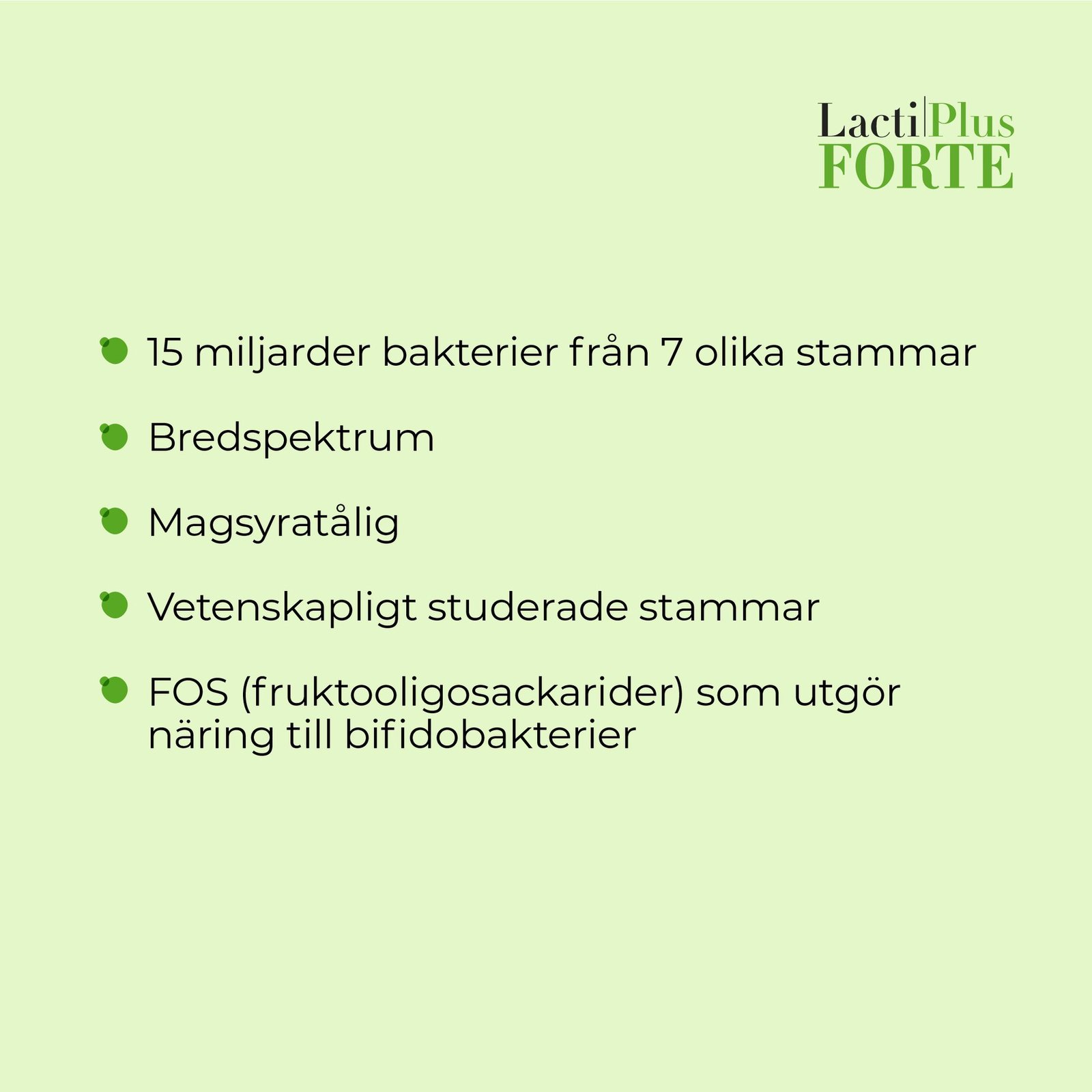 LactiPlus Forte 30 kapslar