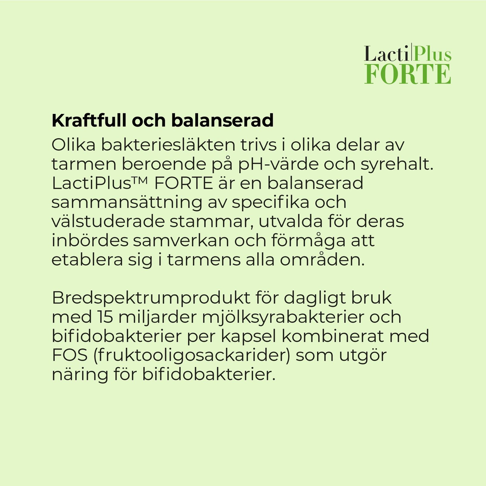LactiPlus Forte 30 kapslar