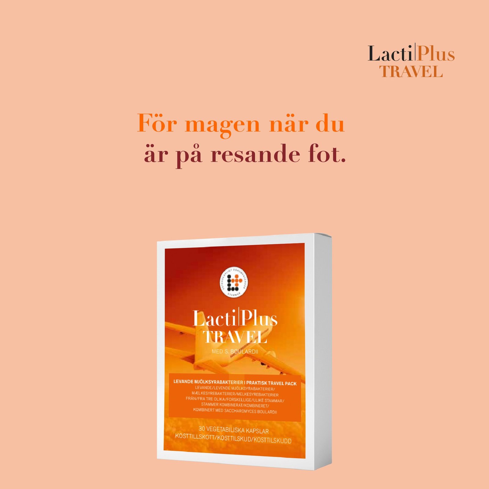 LactiPlus Travel 30 kapslar