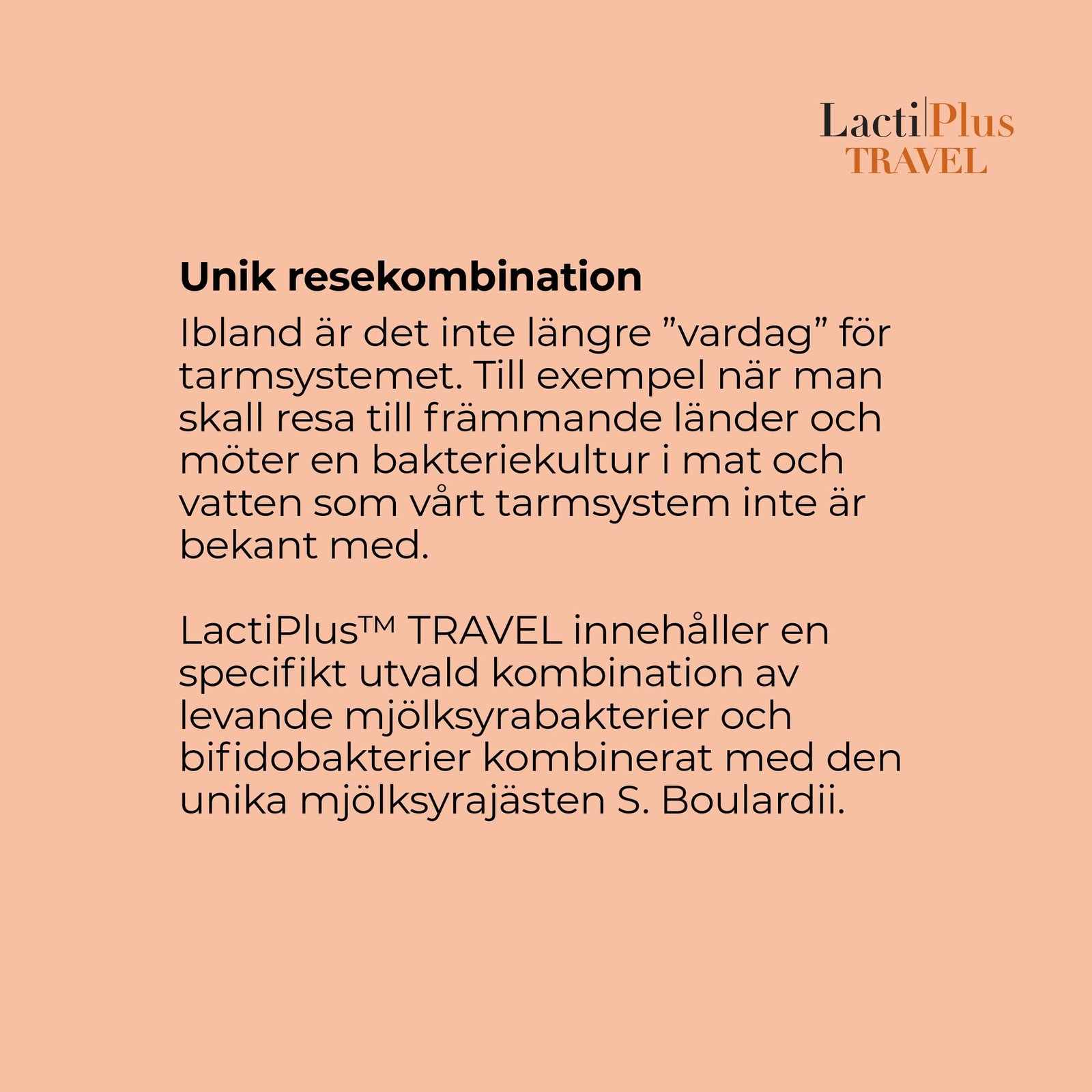 LactiPlus Travel 30 kapslar