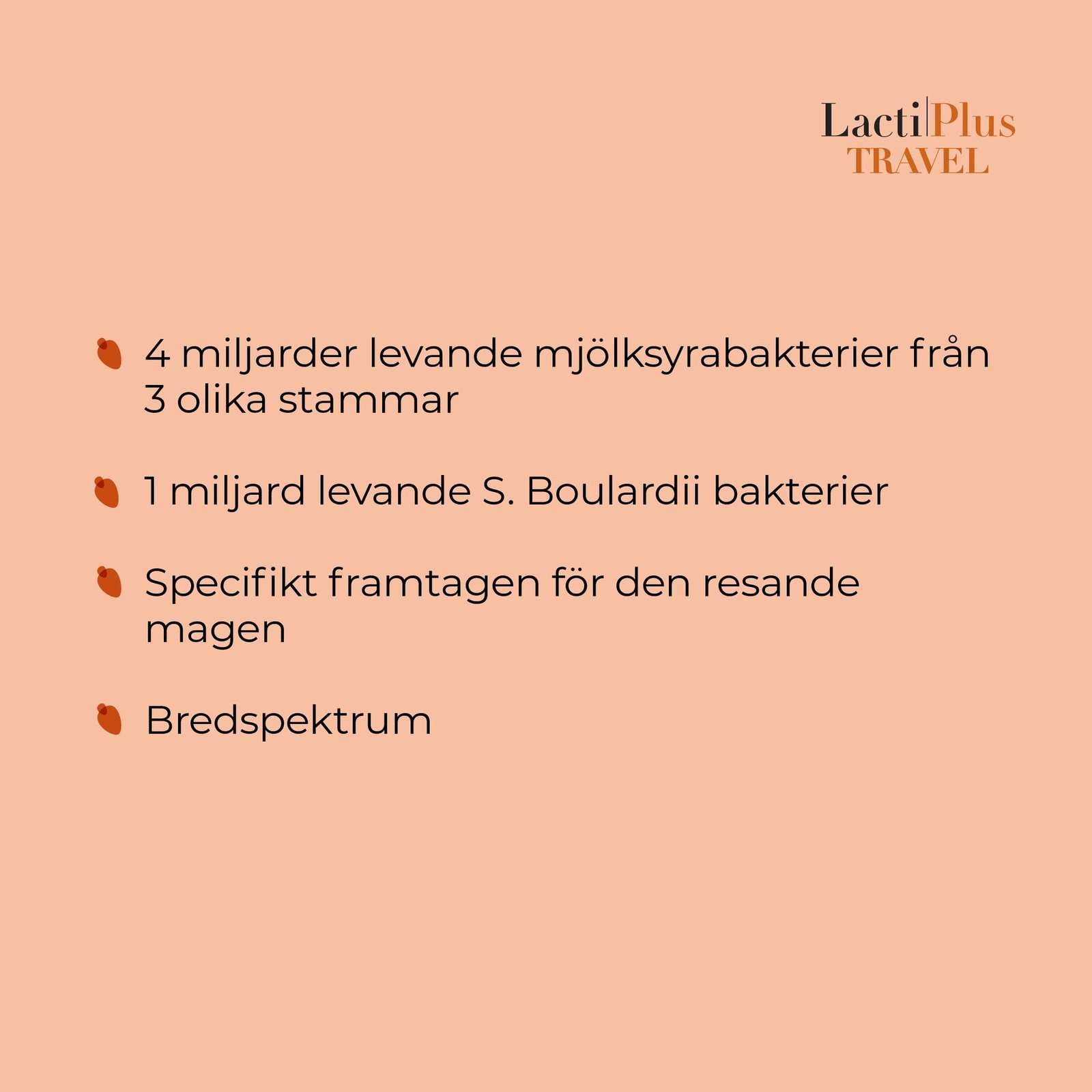 LactiPlus Travel 30 kapslar