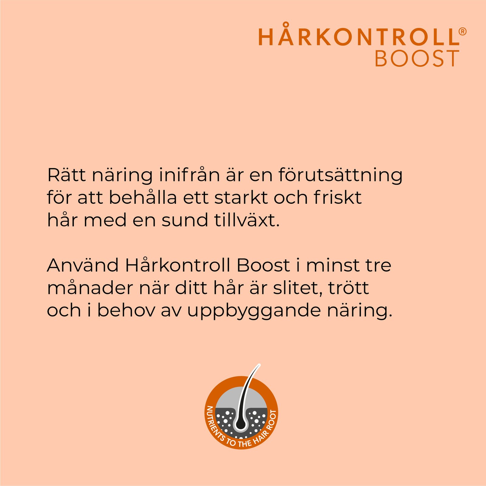 Hårkontroll Boost 60 st