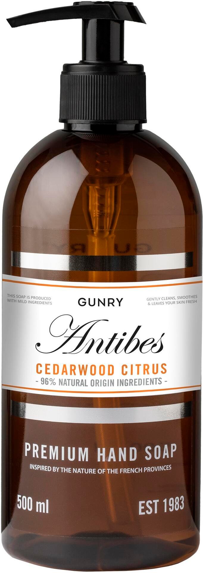 Gunry Flytande Tvål Premium French Cedarwood Citrus 500 ml
