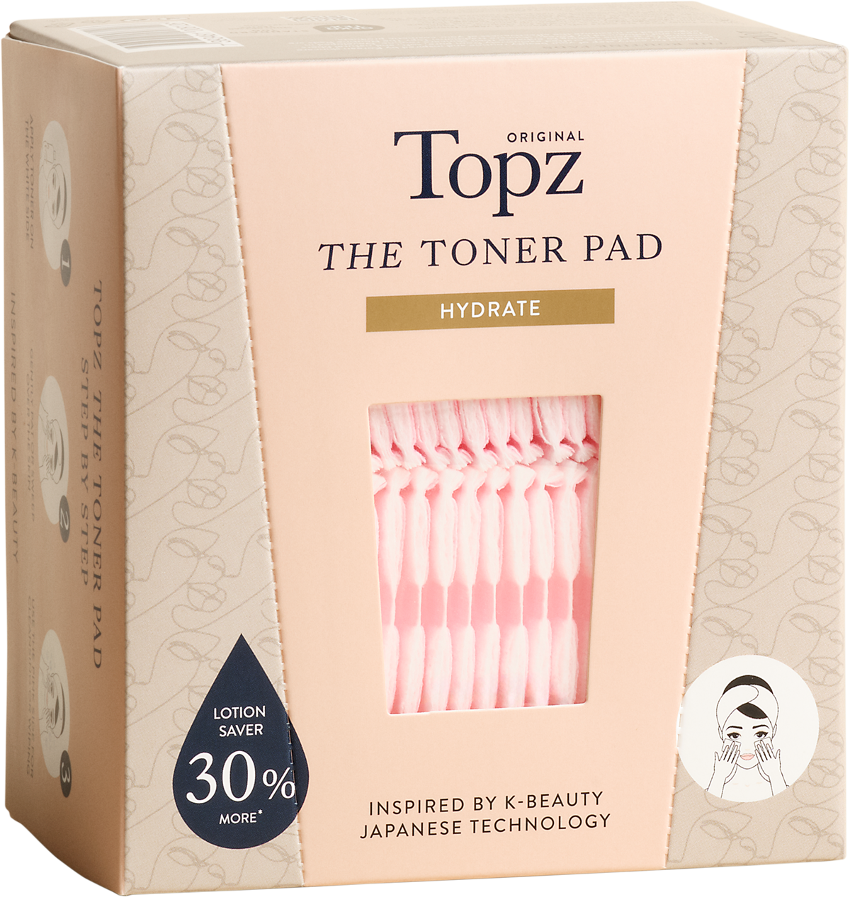 Topz Premium The Toner Pad 50 st