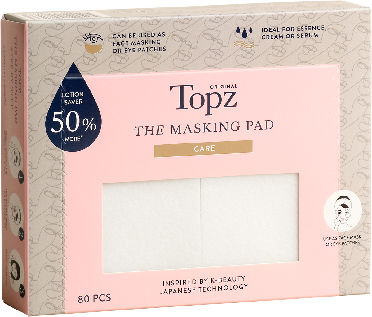 Topz Premium The Masking Pad 80 st