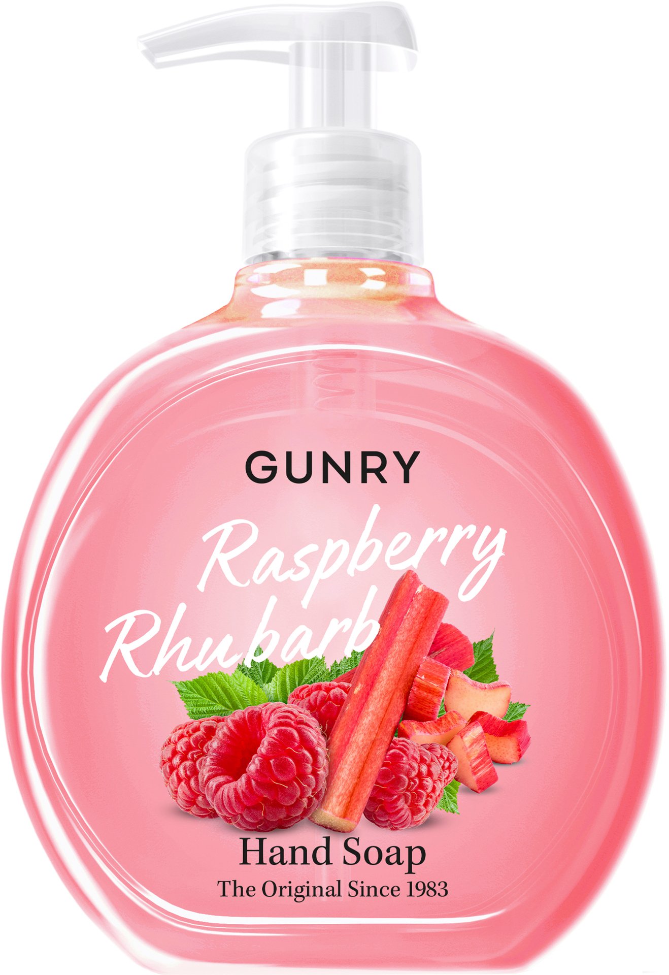 Gunry Hand Soap Original Raspberry & Rhubarb 500 ml