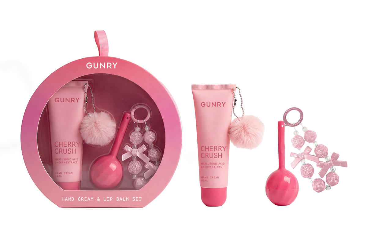 GUNRY Hand Cream & Lip Balm Set