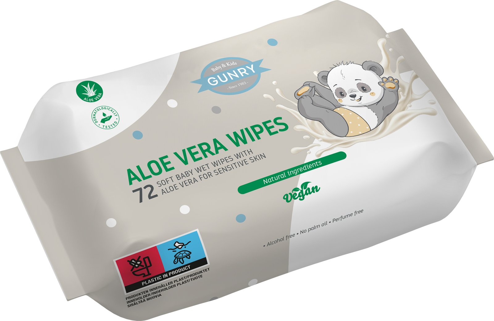 Gunry Baby Våtservetter Aloe Vera 72st