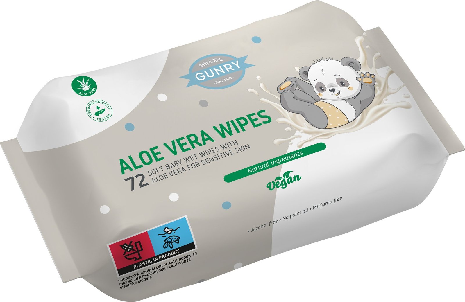 Gunry Baby Våtservetter Aloe Vera 72st