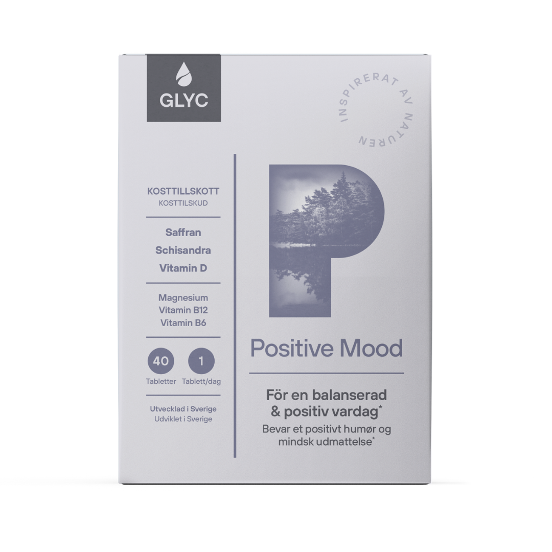 GLYC Positive Mood 40 tabletter