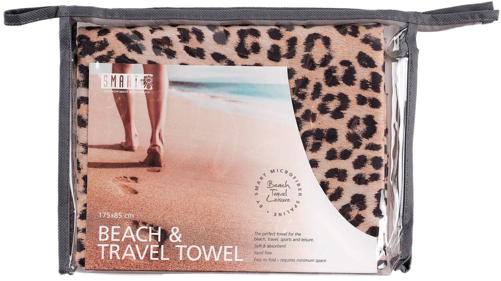 Smart Microfiber Beachtowel Leopard