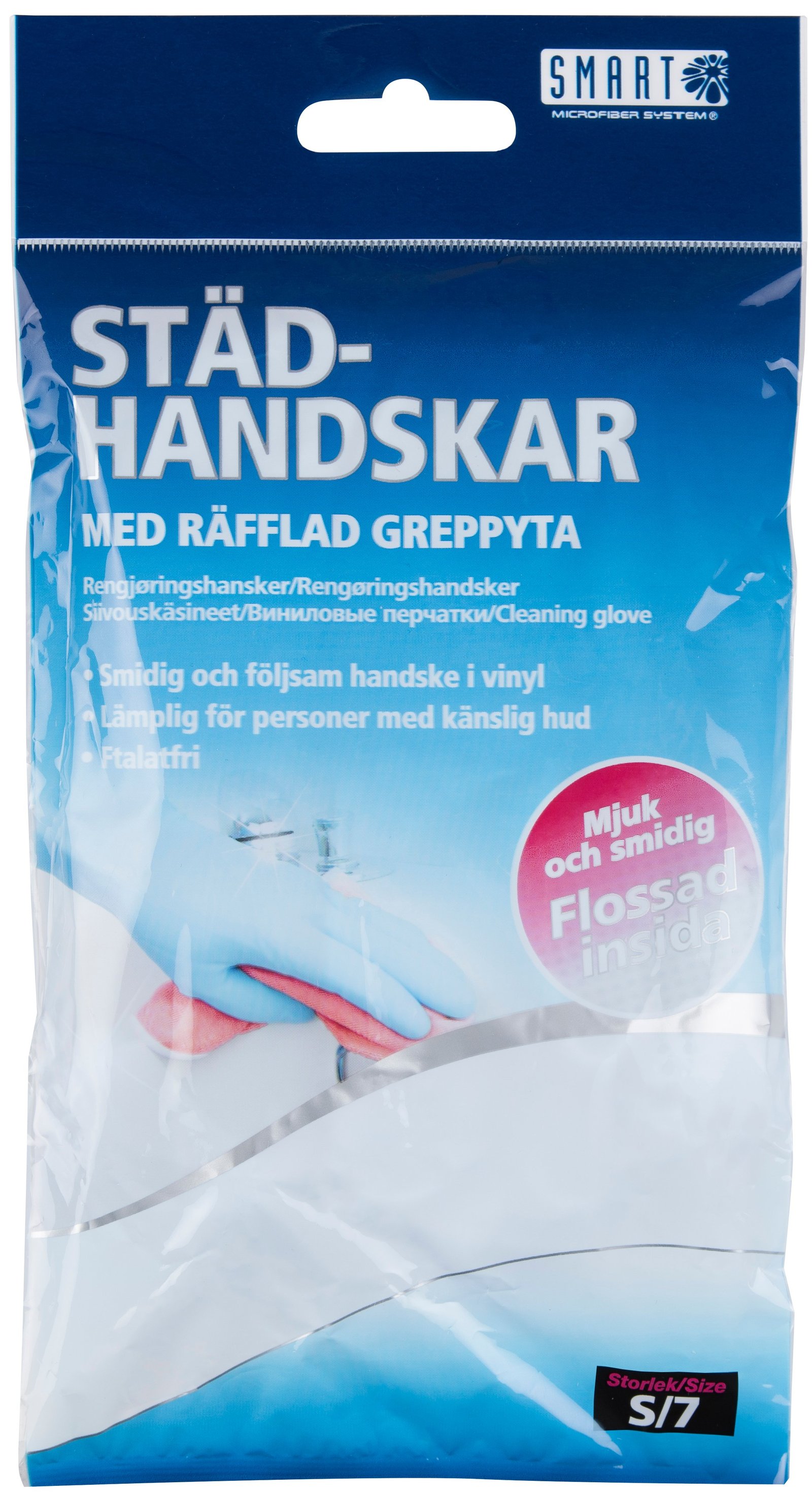 Smart Städhandskar Vinyl 2 st Small
