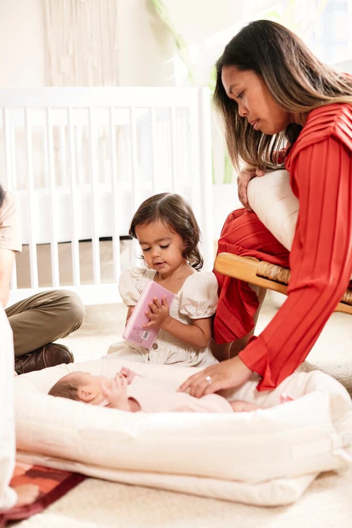 DockATot Deluxe+ Dock Sand Chambray