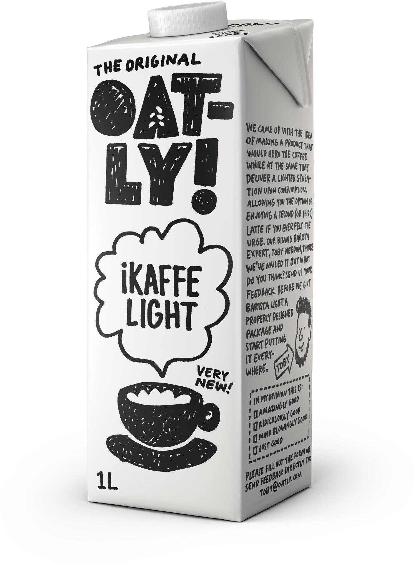 Oatly Havredryck iKaffe Light 1 liter