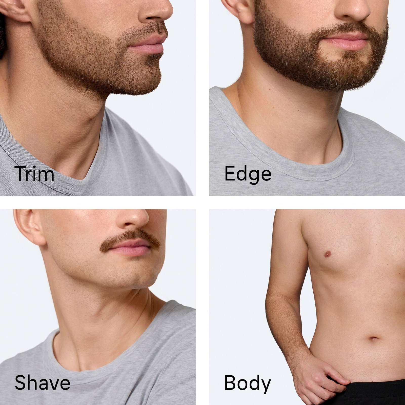 Braun All-in-One Series XT5, +7 Stylingverktyg, 4D Flex Blad, Stil & Rakning, XT5100, Grå