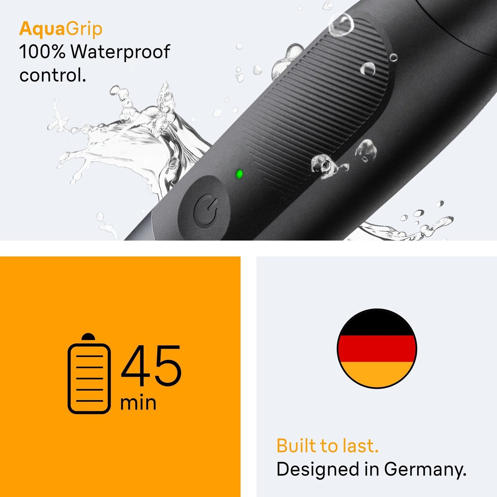 Braun All-in-One Series XT5, +7 Stylingverktyg, 4D Flex Blad, Stil & Rakning, XT5100, Grå