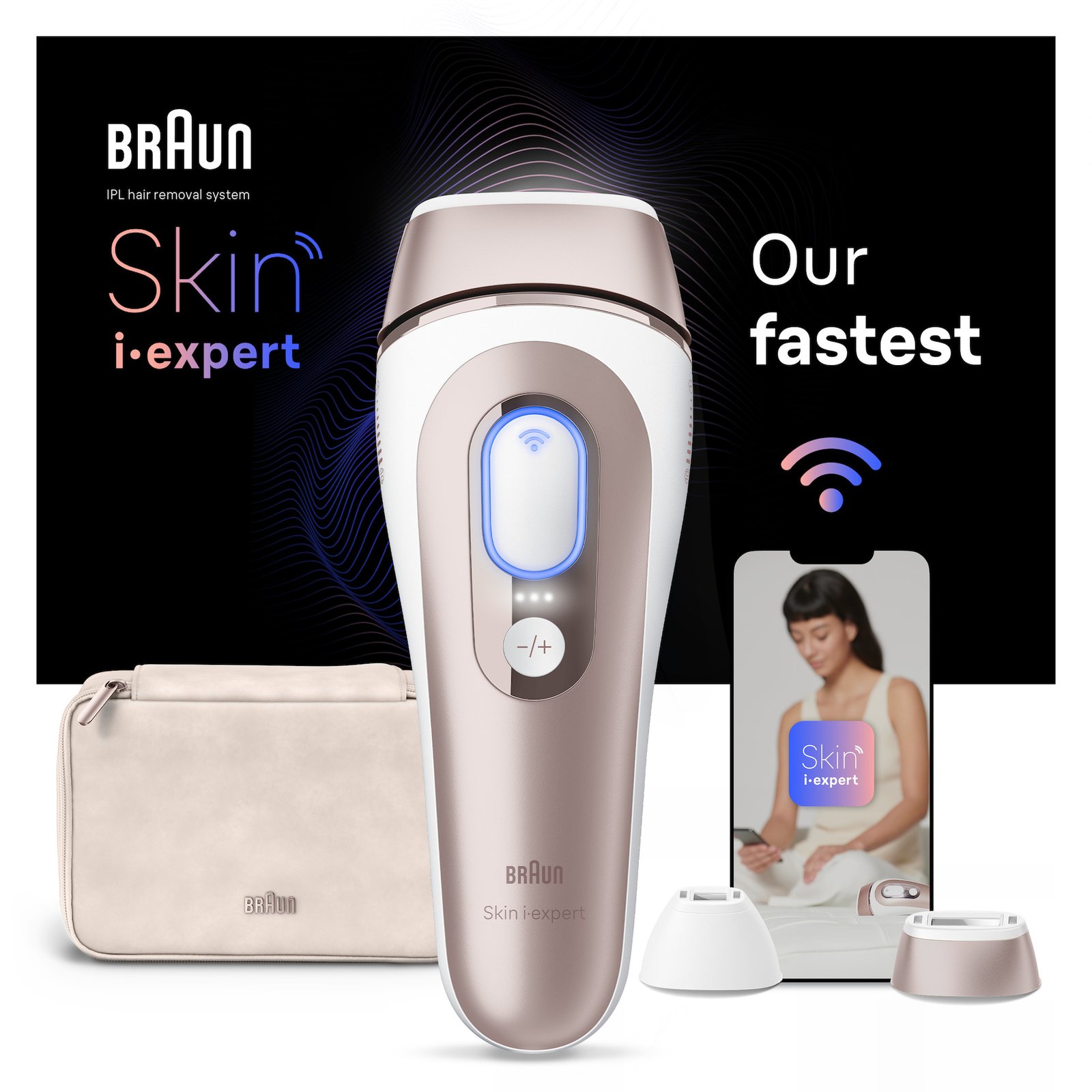 Braun Smart IPL Skin i·expert PL7147 Hårborttagning hemma för kropp & ansikte