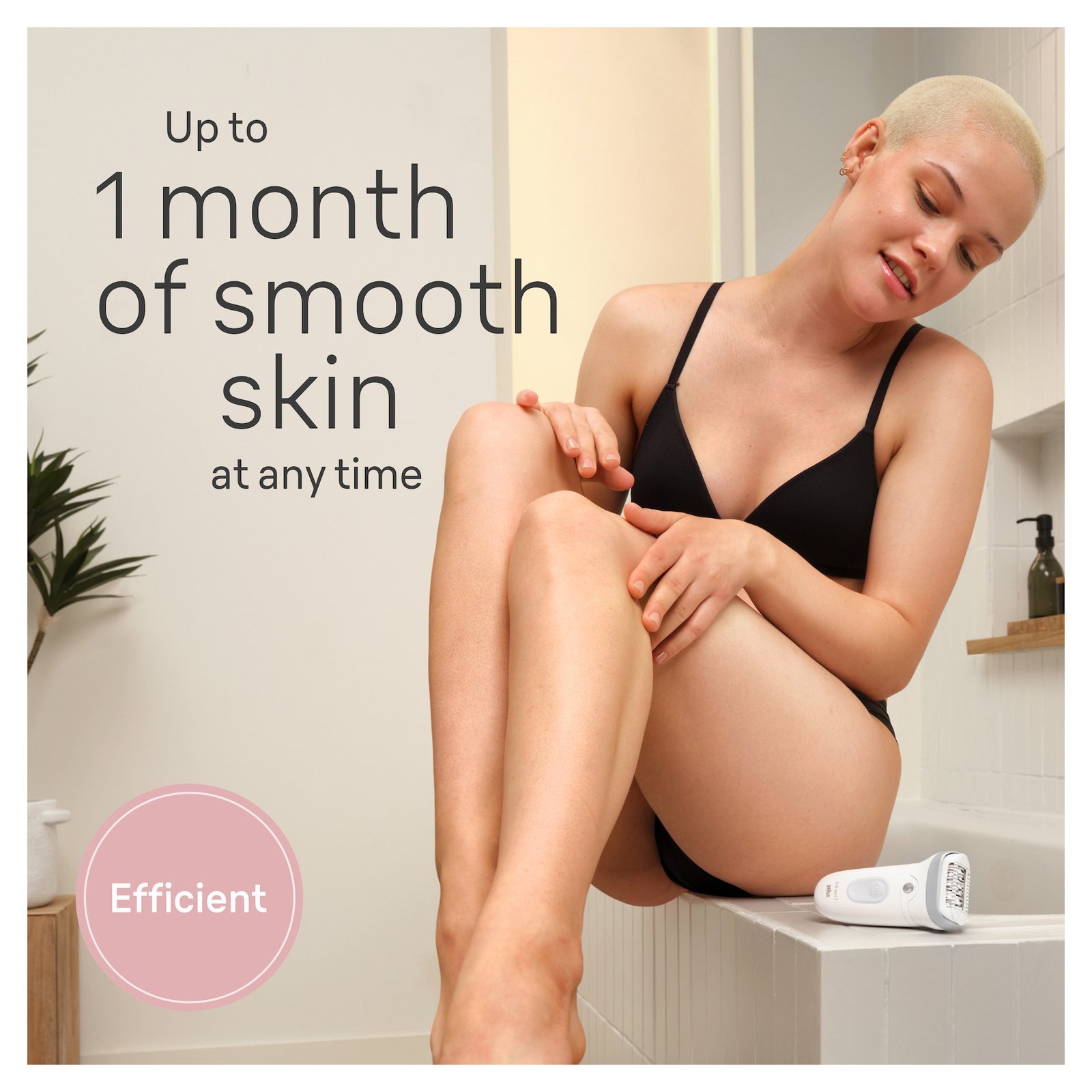 Braun Silk-épil 7 7-041 Epilator för enkel hårborttagningVit/Silver