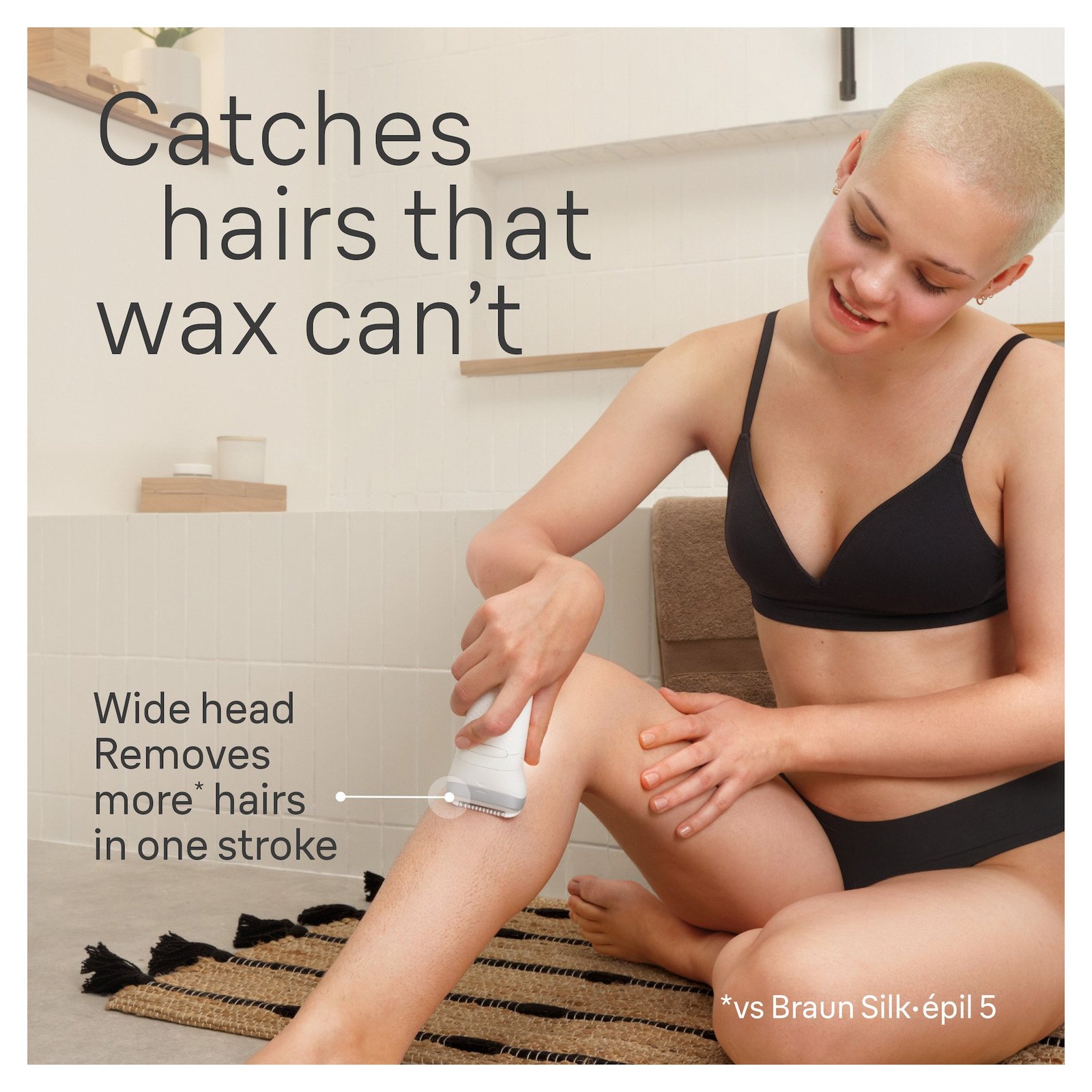 Braun Silk-épil 7 7-041 Epilator för enkel hårborttagningVit/Silver