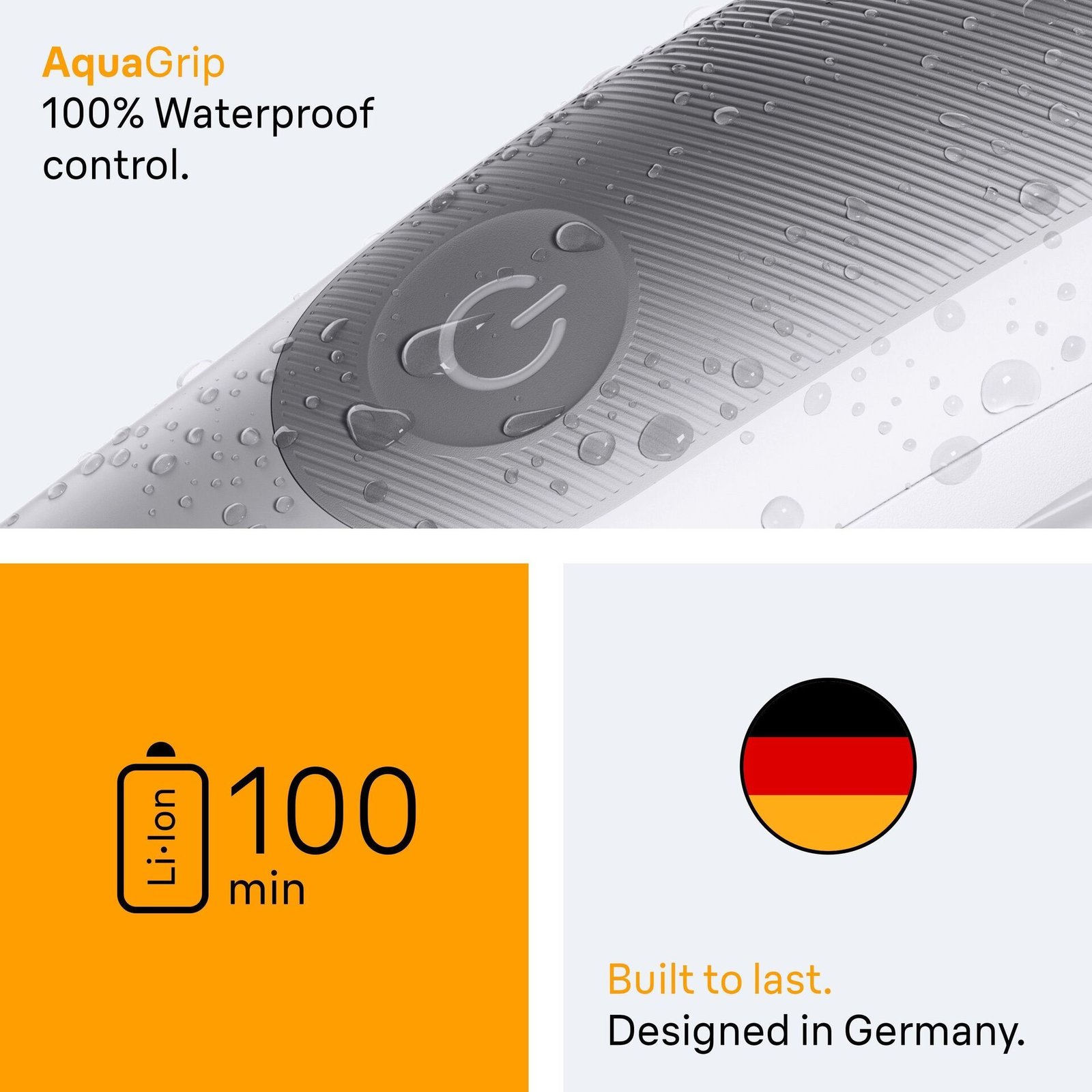 Braun Body Groomer Series 5 Kroppstrimmer, +2 Grooming-verktyg, BG5500, Grå