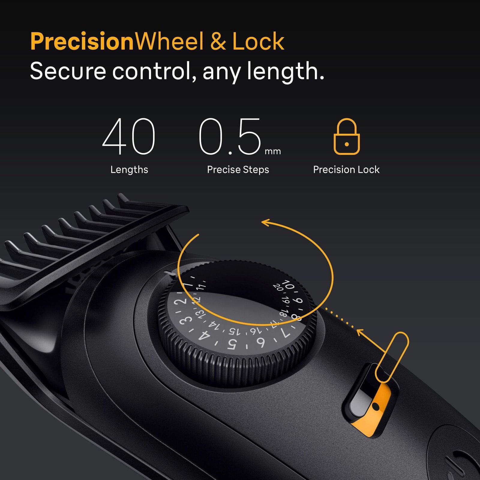 Braun Skäggtrimmer Series 5, +4 Stylingverktyg, BT5520, Svart