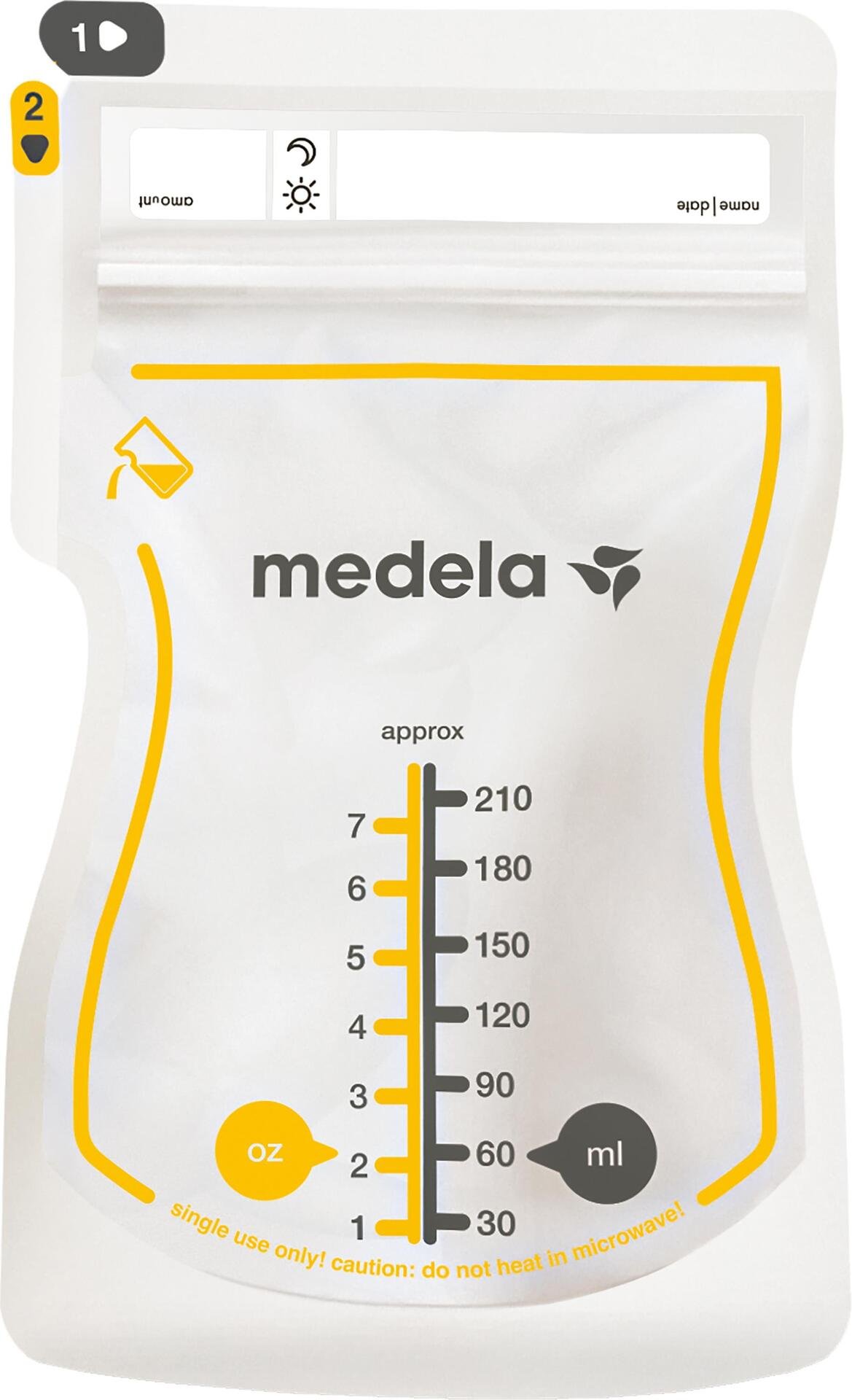 Medela Easy Pour Förvaringspåsar för Bröstmjölk 50 st