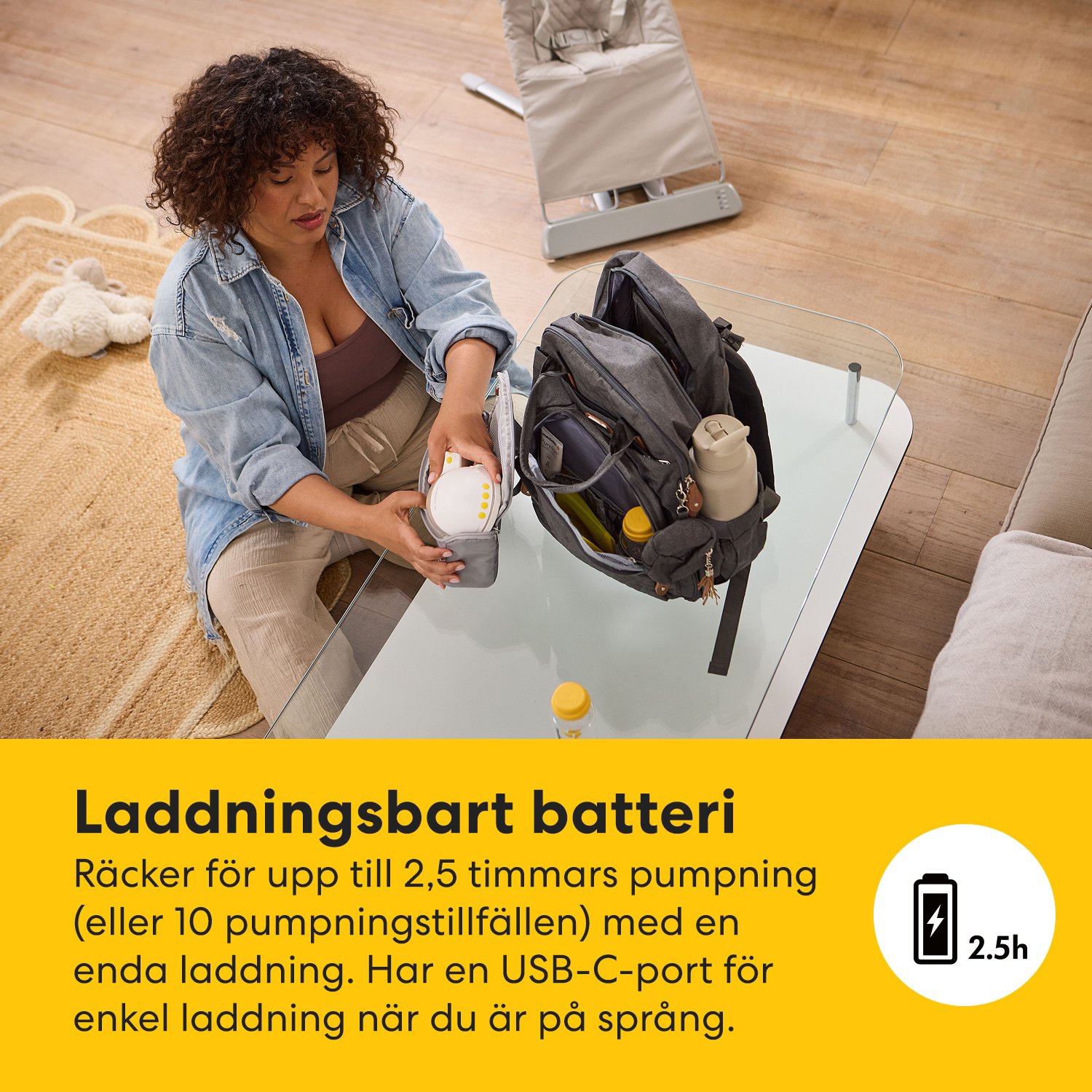 Medela Motion InBra Bärbar Bröstpump Enkel