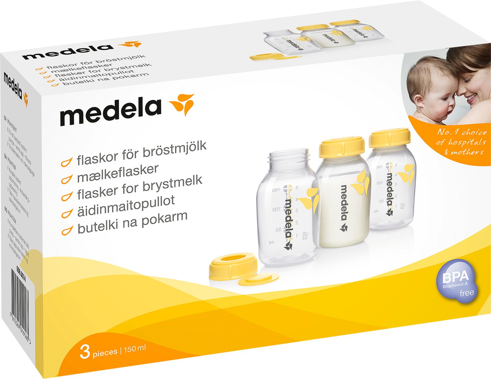 Medela Bröstmjölksflaska 150 ml