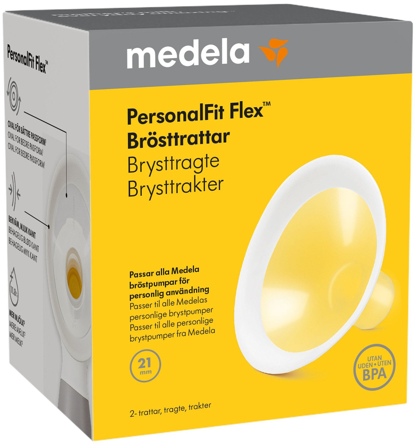 Medela PersonalFit Flex Brösttratt 21 mm 2 st