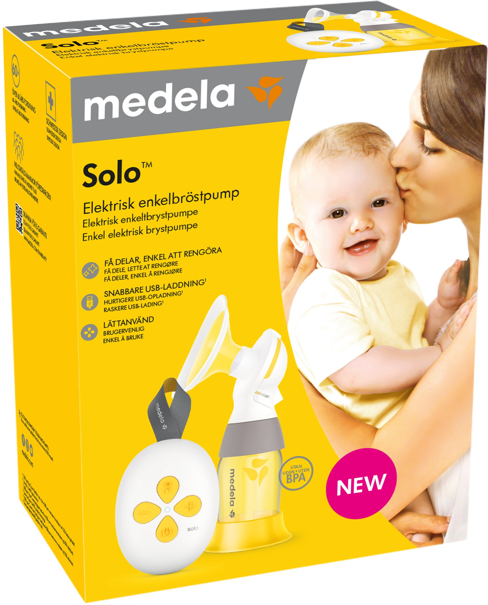 Medela Solo Elektrisk Enkelbröstpump
