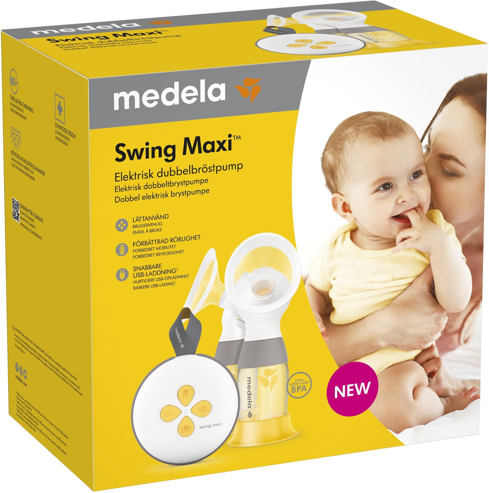 Medela Swing Maxi Elektrisk Dubbelbröstpump