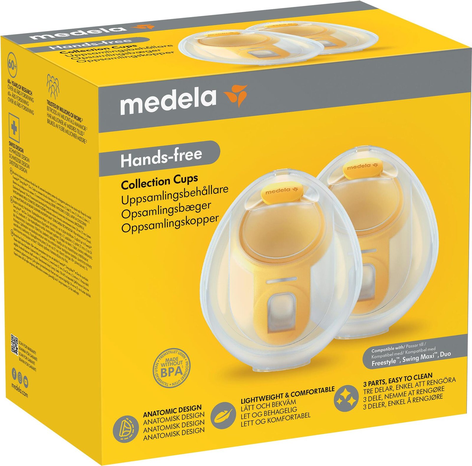 Medela Hands-free Uppsamlingsbehållare 2 st