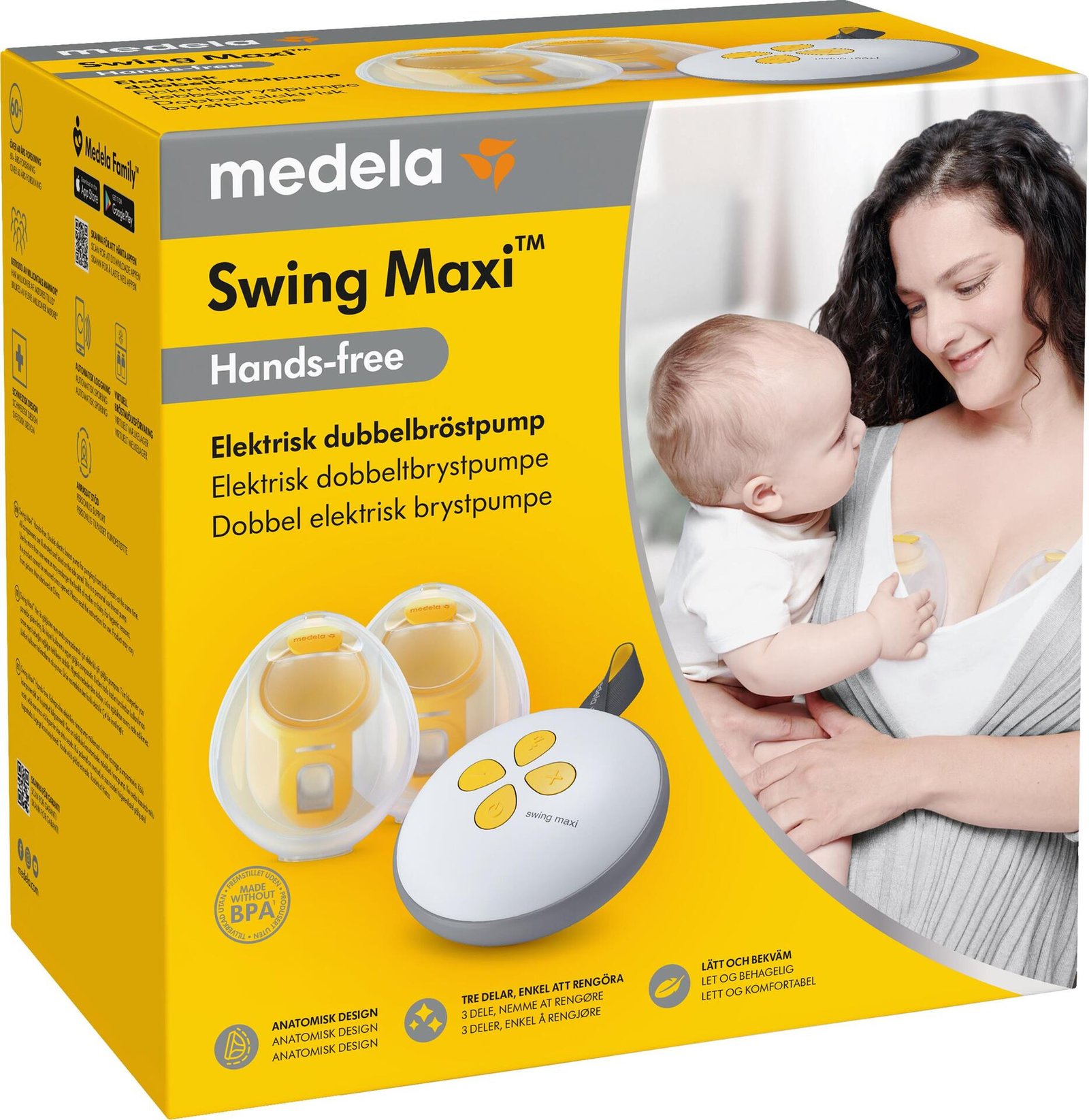 Swing Maxi Hands-free Dubbelbröstpump