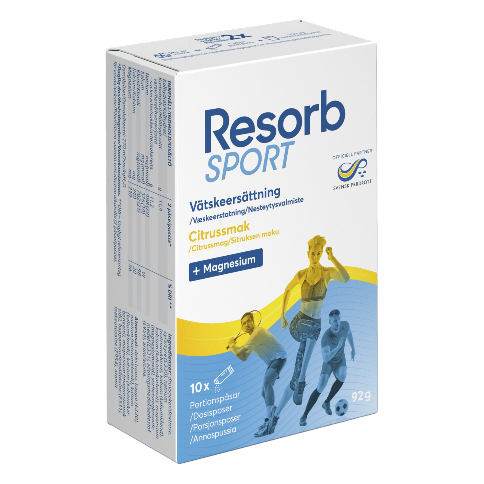 Resorb Vätskeersättning Sport 10 portionspåsar
