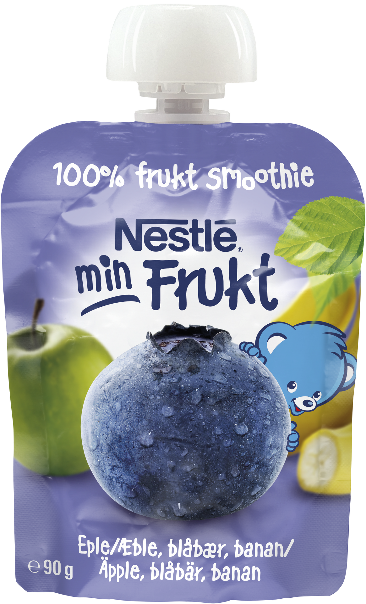 Netslé Min Frukt Äpple Blåbär & Banan 90 g