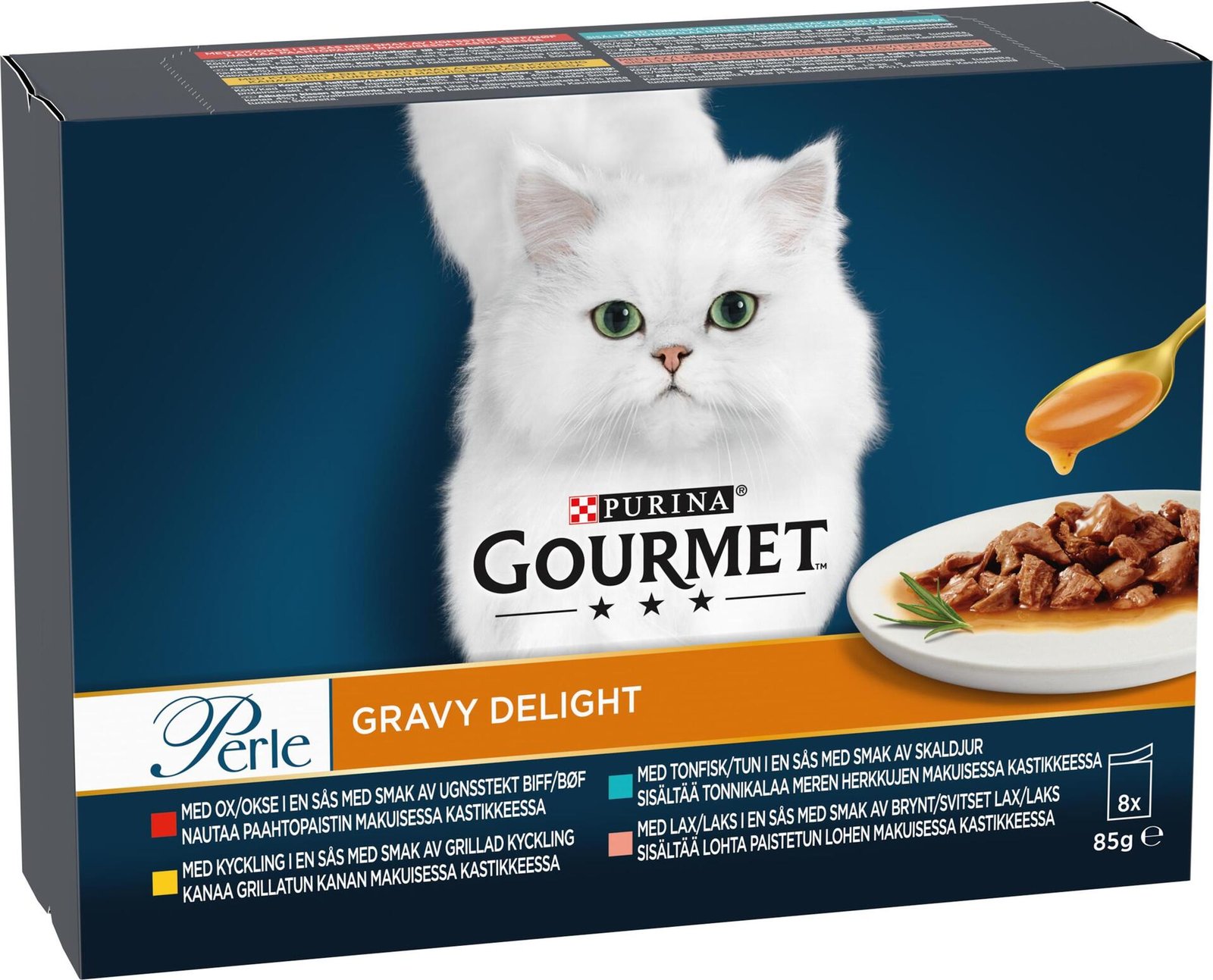 Purina Gourmet Perle Gravy Delight 8 x 85 g