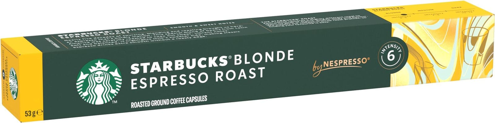 STARBUCKS by Nespresso Espresso Blonde 10 st
