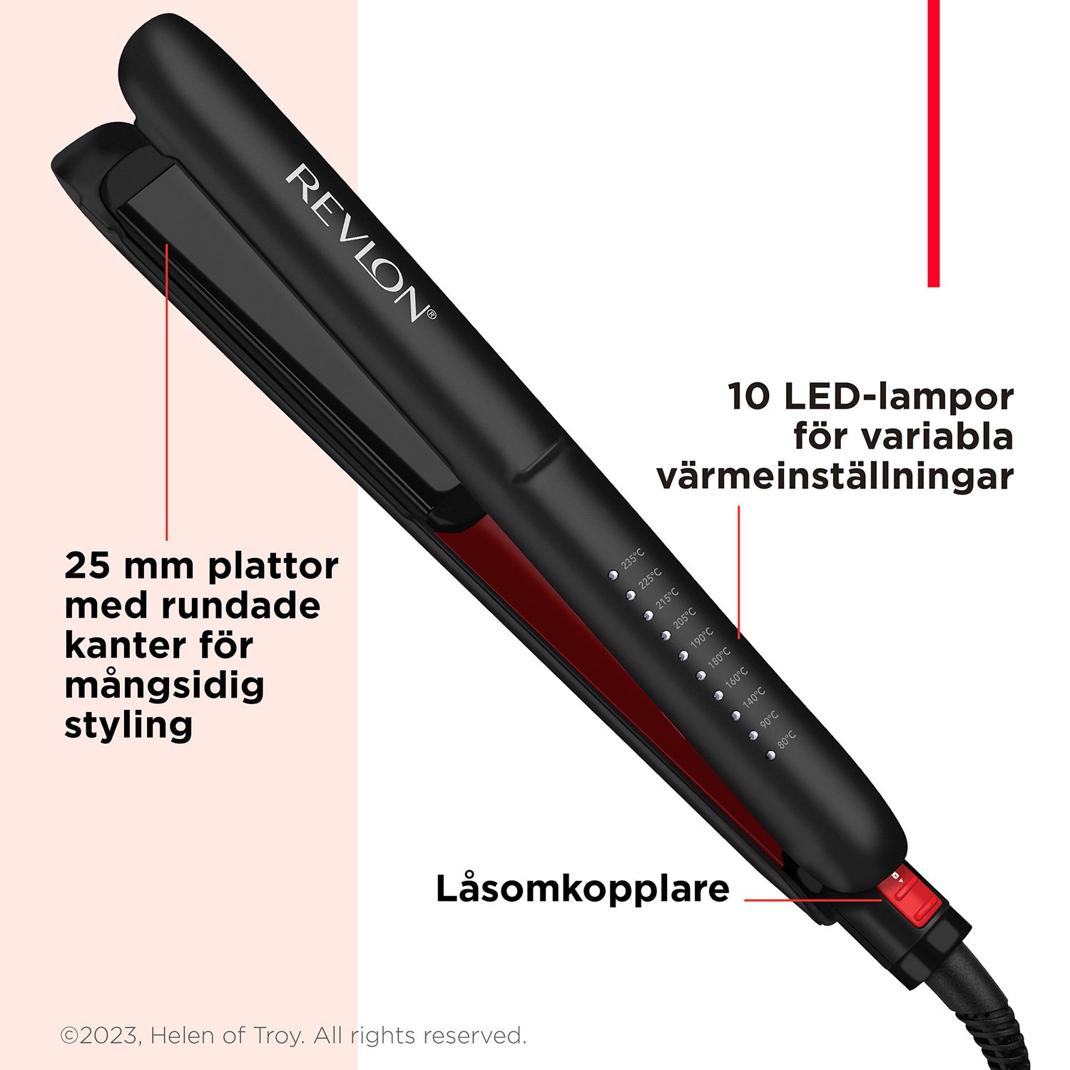 REVLON Plattång Heat Copper 25mm RVST2211 1 st