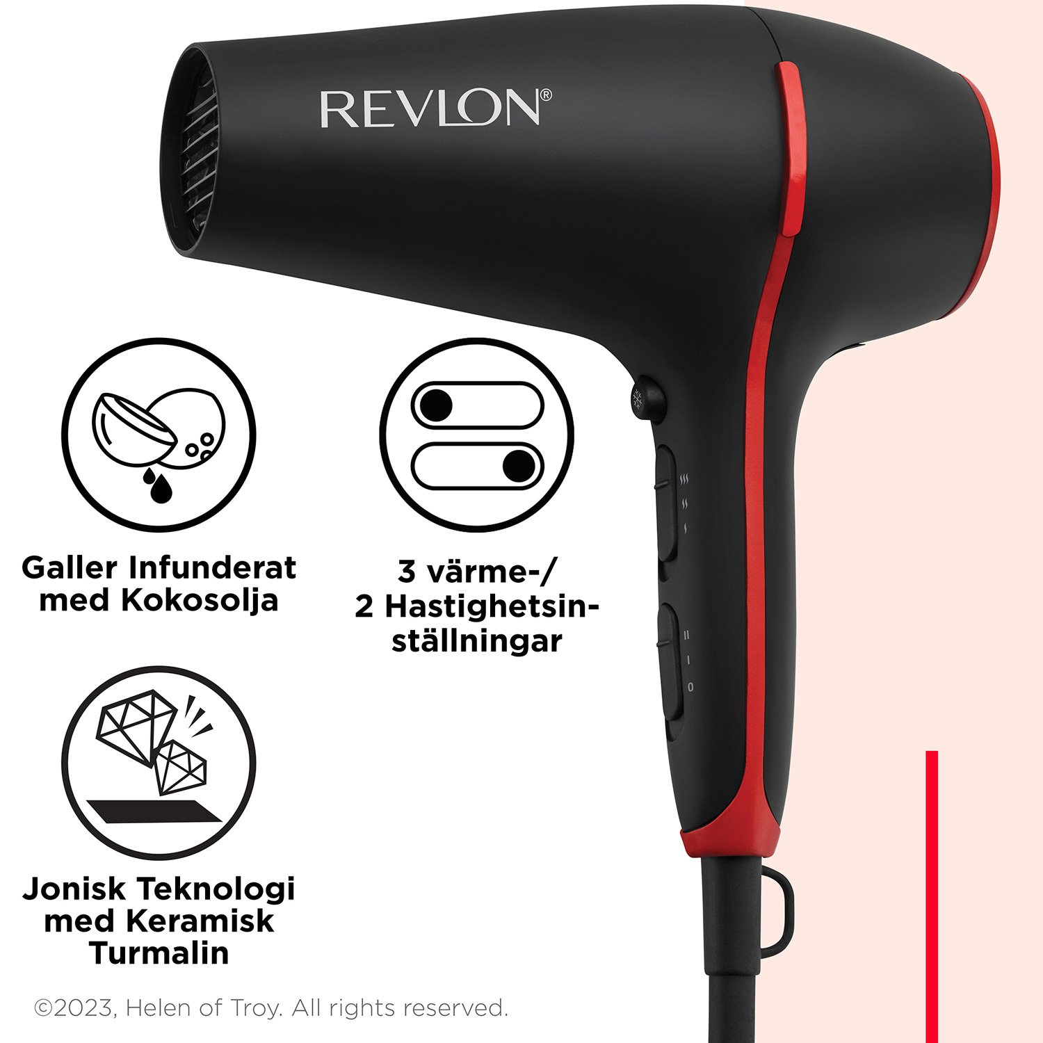 REVLON Hårfön Smoothstay RVDR5317 1 st