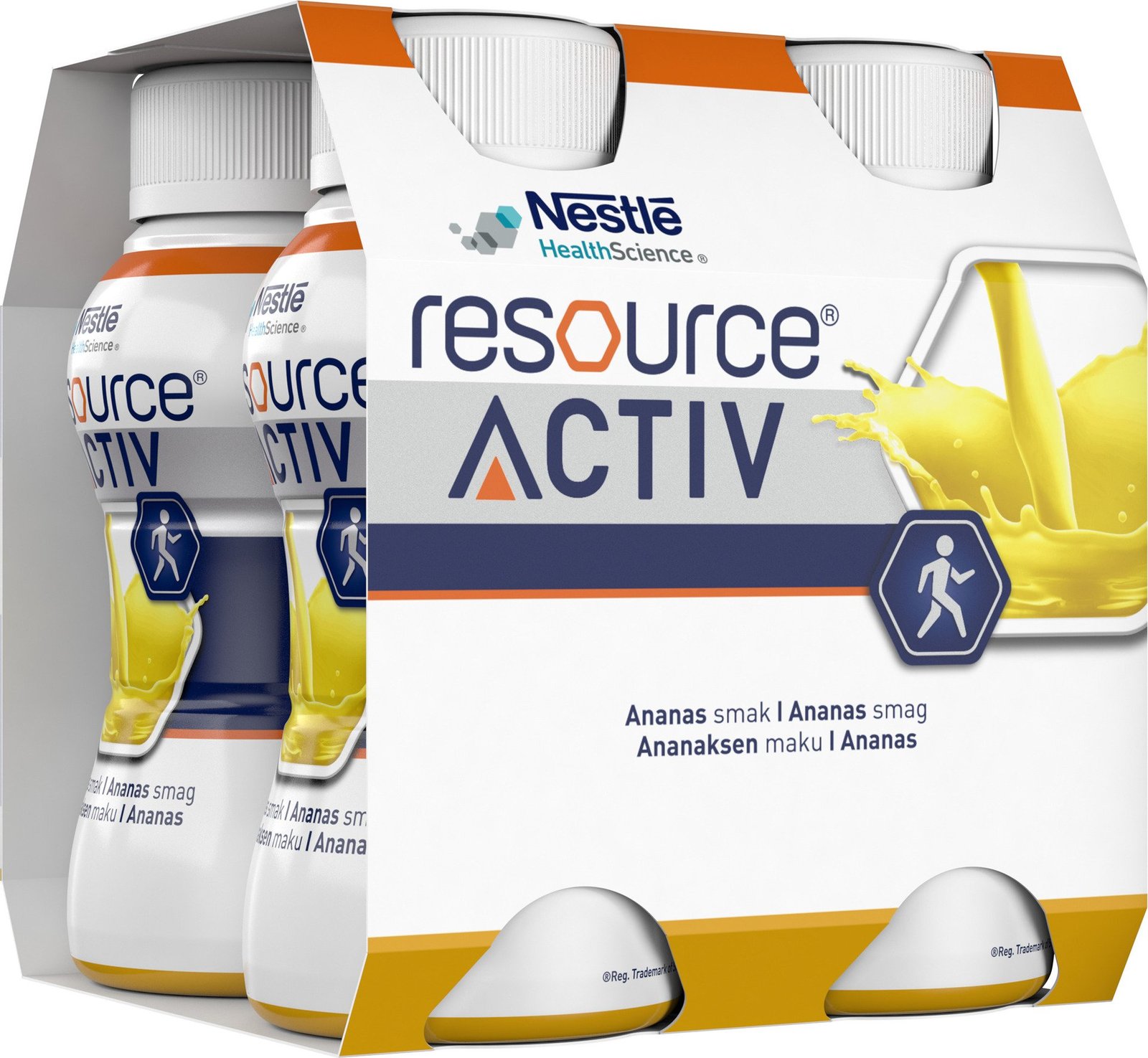 Nestlé Resource Activ Ananas 4 x 200 ml
