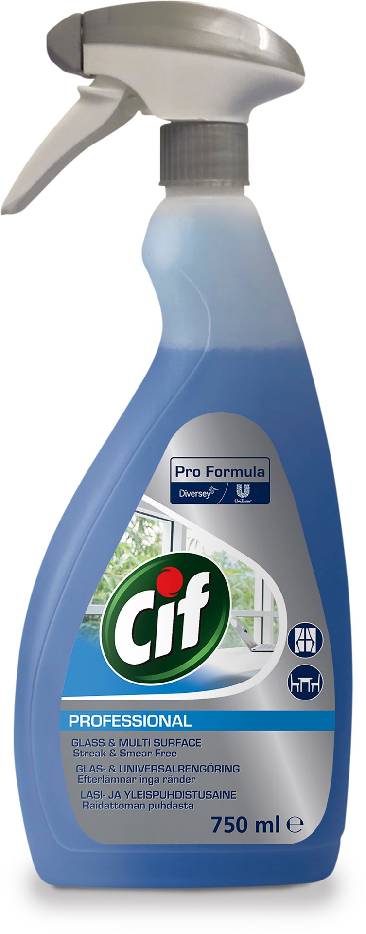 Cif Rengöringsmedel Professional Glas & Universal 750 ml