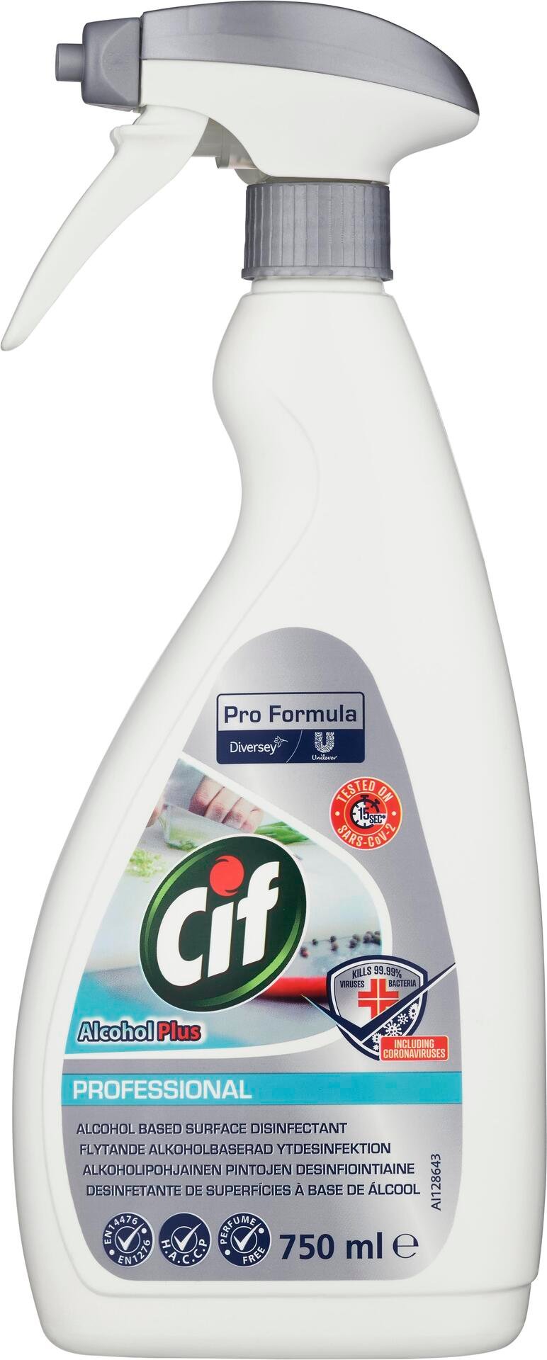 Cif Alcohol Plus Ytdesinfektion 750 ml