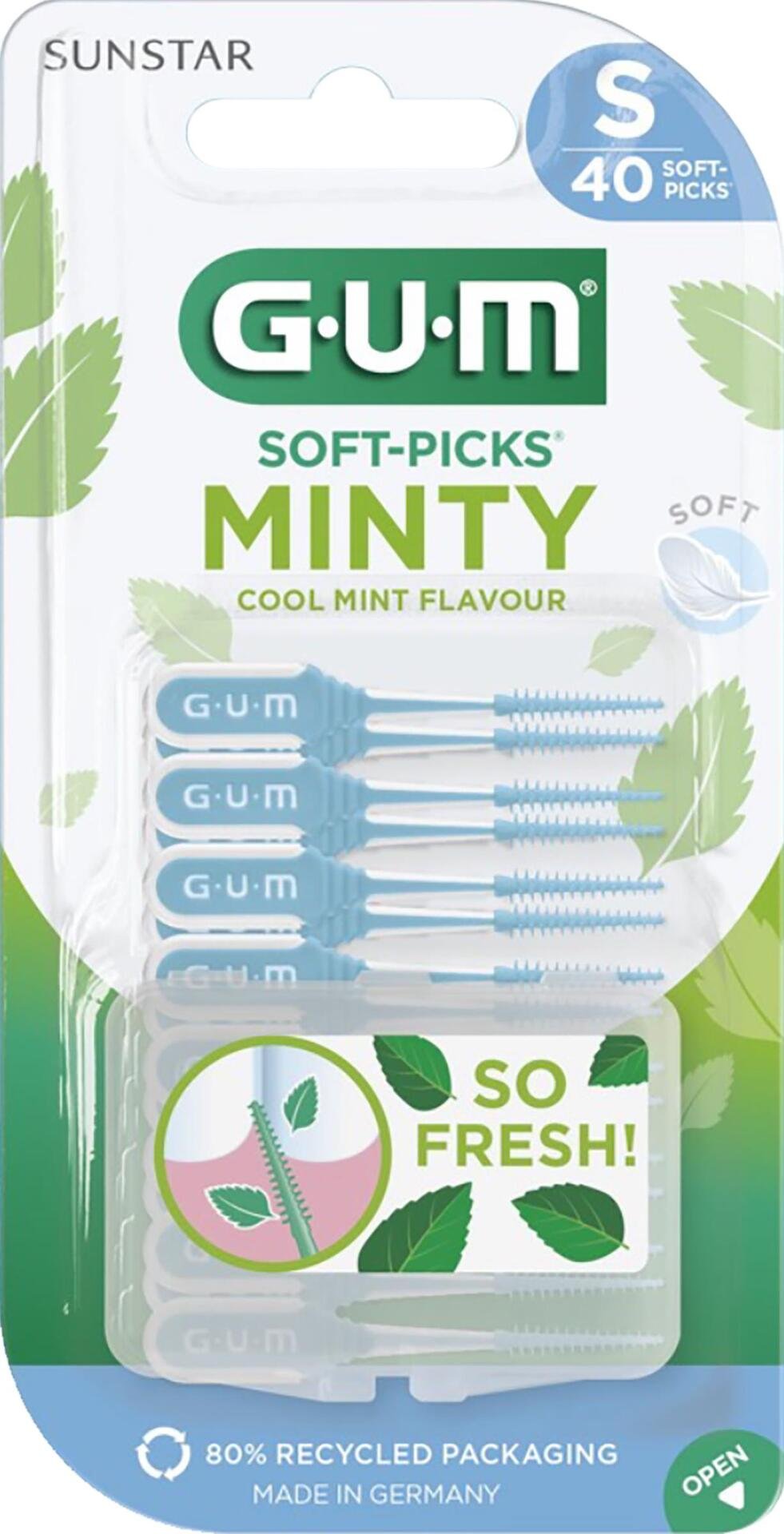 GUM Soft-Picks Comfort Flex S Mint 40 st