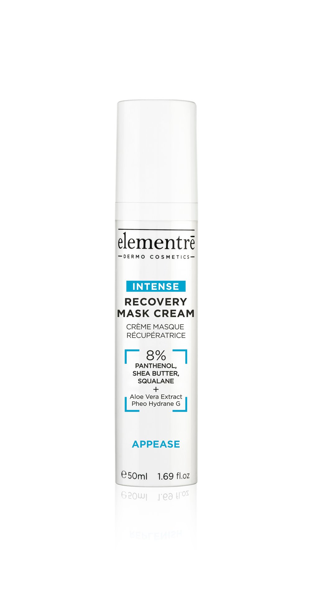 Elementre Recovery Mask Cream - 8% Panthenol, Shea Butter, Squalane 50ml