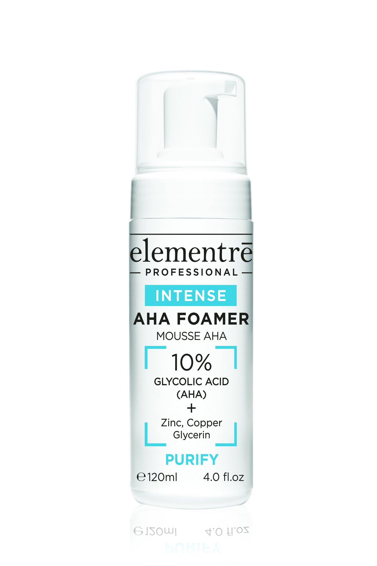 Elementre AHA Foamer - 10% Glycolic Acid 120ml