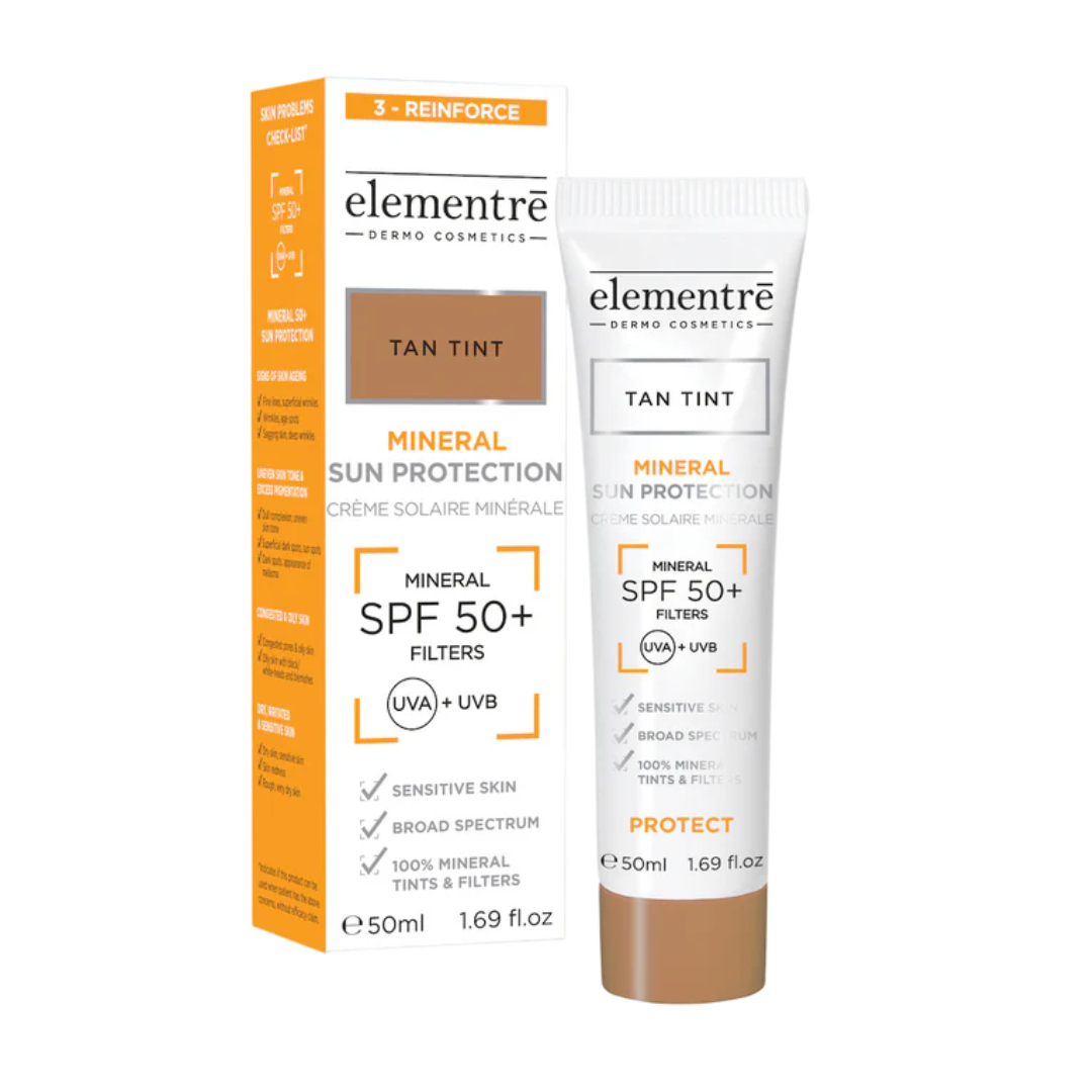 Elementre Mineral Sun Protection SPF50+ Tan 50ml